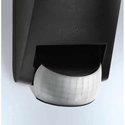 STEINEL 005535 - Lauko sieninis šviestuvas su jutikliu L585S 1xE27/60W juodas IP44
