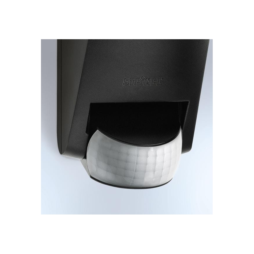 STEINEL 005535 - Lauko sieninis šviestuvas su jutikliu L585S 1xE27/60W juodas IP44