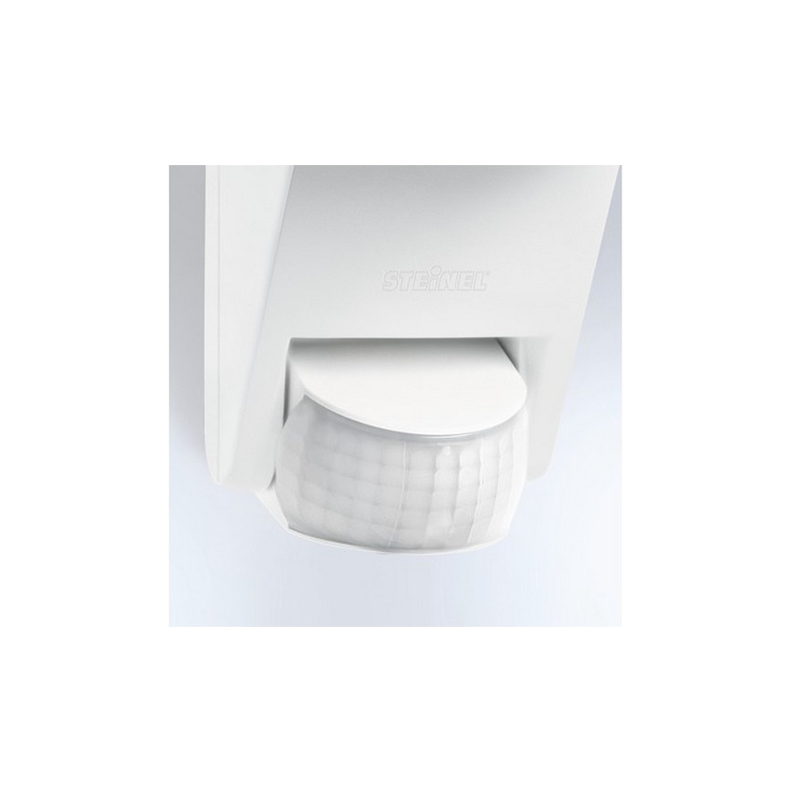 STEINEL 005917 - Sieninis lauko šviestuvas su jutikliu L585S 1xE27/60W baltas