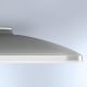 STEINEL 007102 - Lubinis LED šviestuvas su jutikliu LED/26W/230V sidabro spalvos