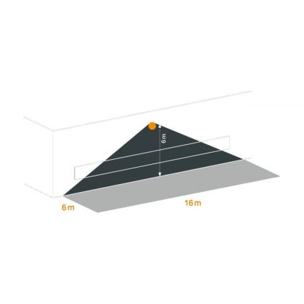 STEINEL 010201 - Akcentinis LED šviestuvas XLEDPRO WIDE XL slave LED/48W/230V IP54