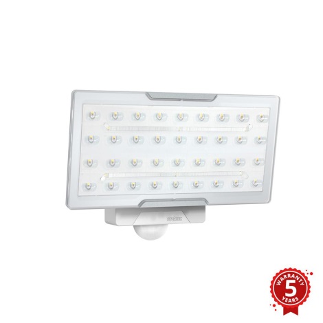 STEINEL 010218 - LED lauko akcentinis šviestuvas su jutikliu LED/24,8W/230V IP54 baltas