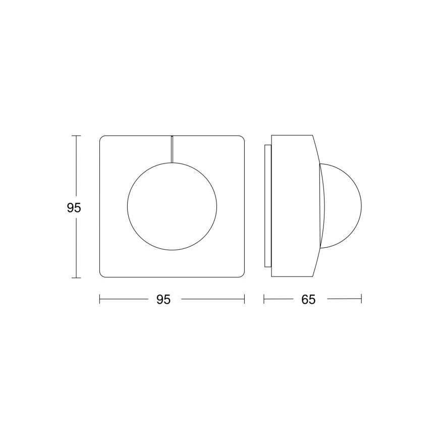 STEINEL 010478 - Judesio jutiklis IS3360 AP COM1 IP54