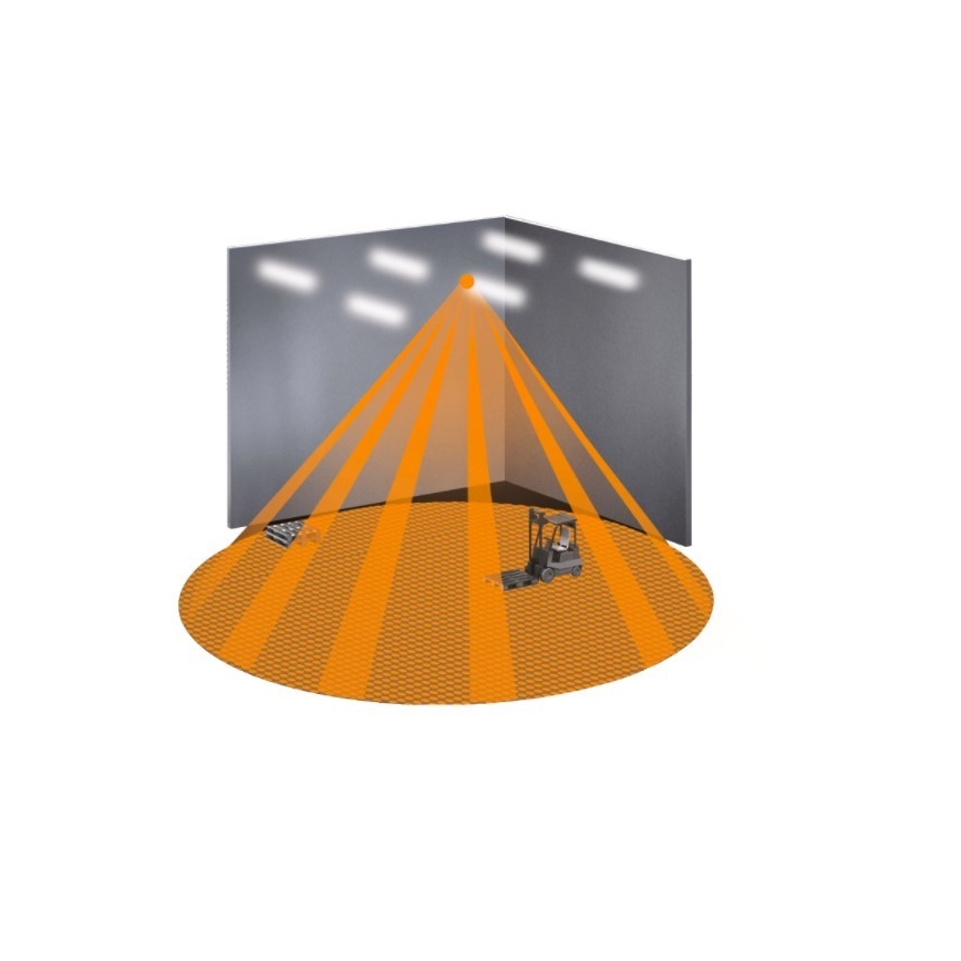 STEINEL 033569 - Judesio jutiklis IS 3360 MX Highbay baltas IP54