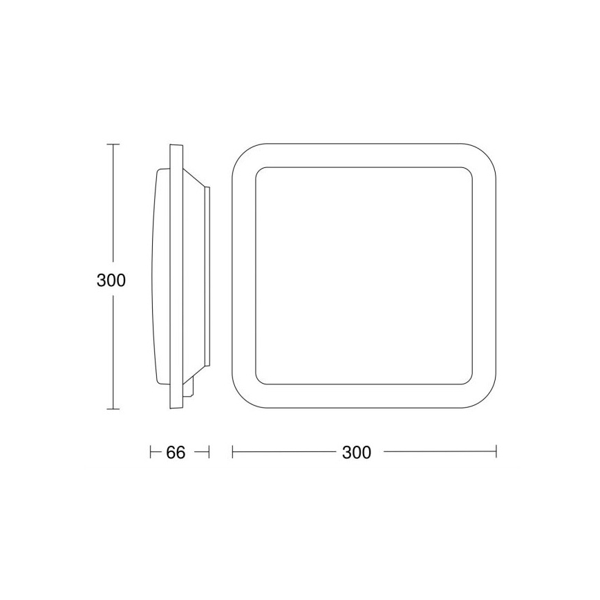 Steinel 052522 - Lubinis LED šviestuvas su jutikliu  RS LED/9,5W/230V