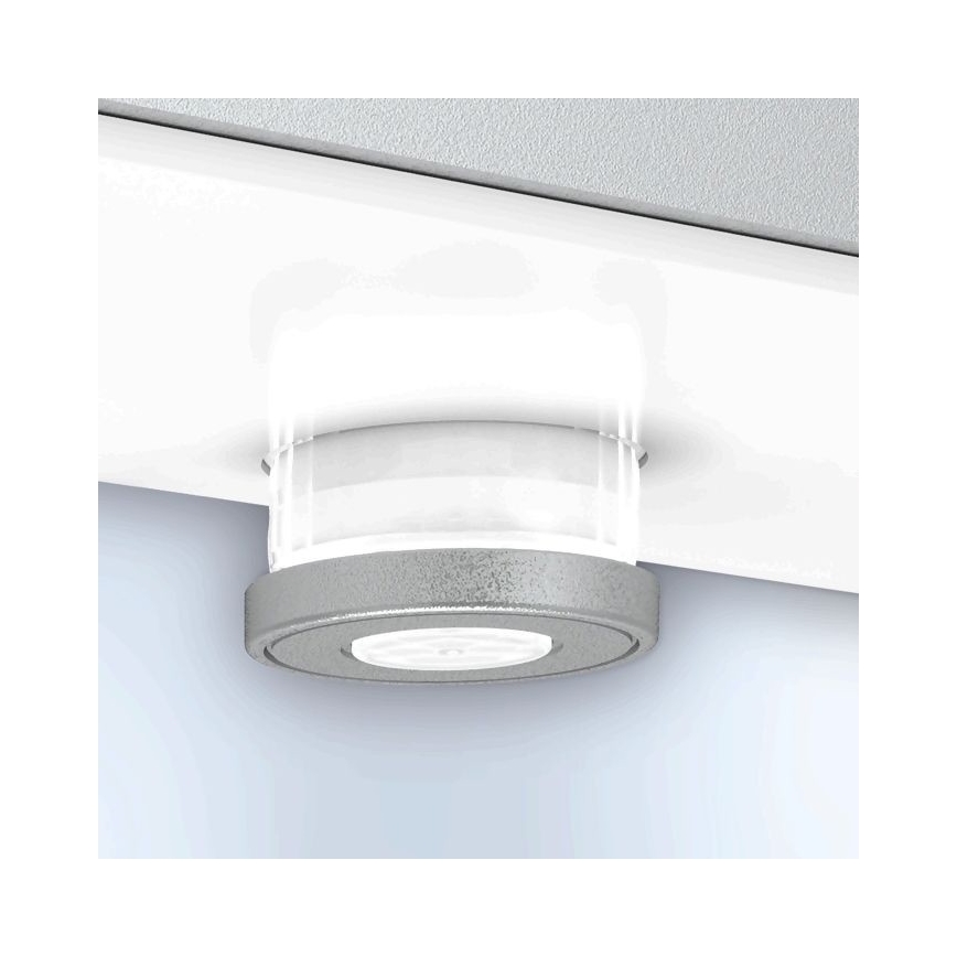 Steinel 052652 - LED Saulės energijos šviestuvas su jutikliu XSolar SOL-O LED/1,5W 2x2000mAh IP44 sidabras