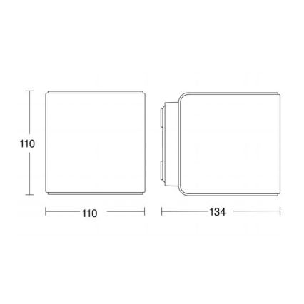 Steinel 055547 - Lauko LED šviestuvas su jutikliu L 840 LED/9,5W/230V IP44