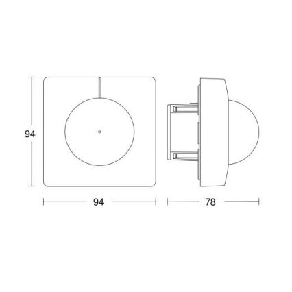 Steinel 055721 – Judesio jutiklis IS 3180 COM1 230V baltas