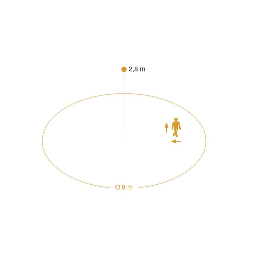 Steinel 056063 - Lauko LED lemputė su jutikliu RS PRO LED / 9,5W / 230V IP54