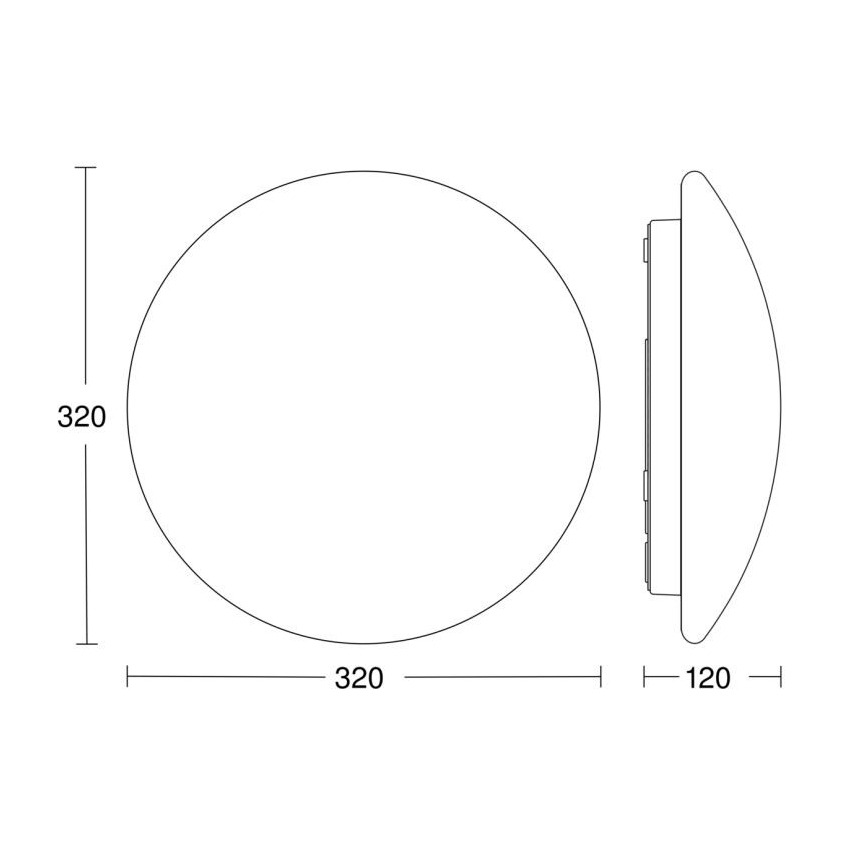Steinel 056087-LED Lubinis vonios šviestuvas RSPROP2 LED/15,5W/230V 4000K IP54