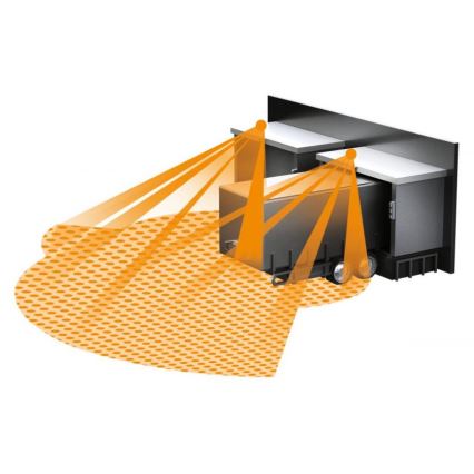 Steinel 056636 - Judesio jutiklis SensIQ IP54 antracitas + nuotolinio valdymo pultas