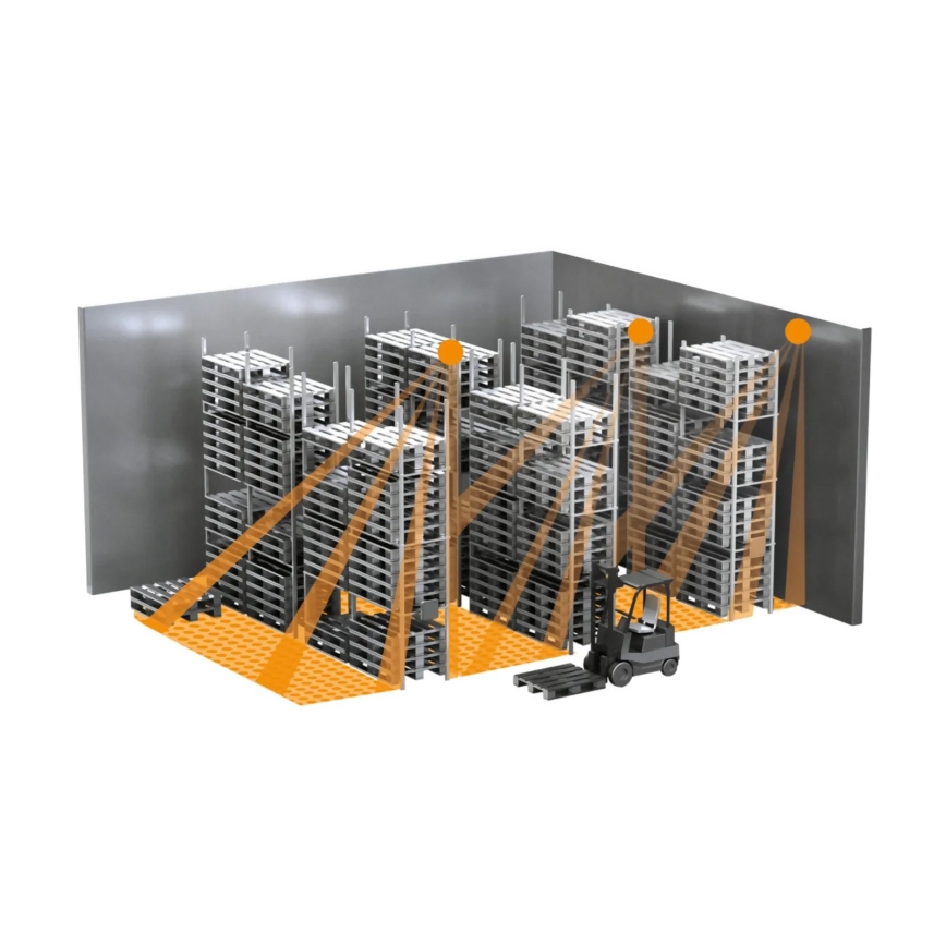 Steinel 057398 - Judesio jutiklis IS 345 MX Highbay DALI-2 IP54 baltas