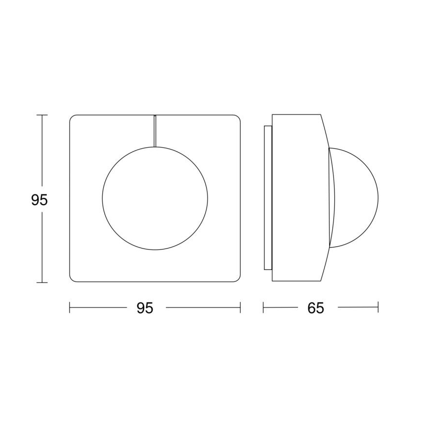 Steinel 057398 - Judesio jutiklis IS 345 MX Highbay DALI-2 IP54 baltas