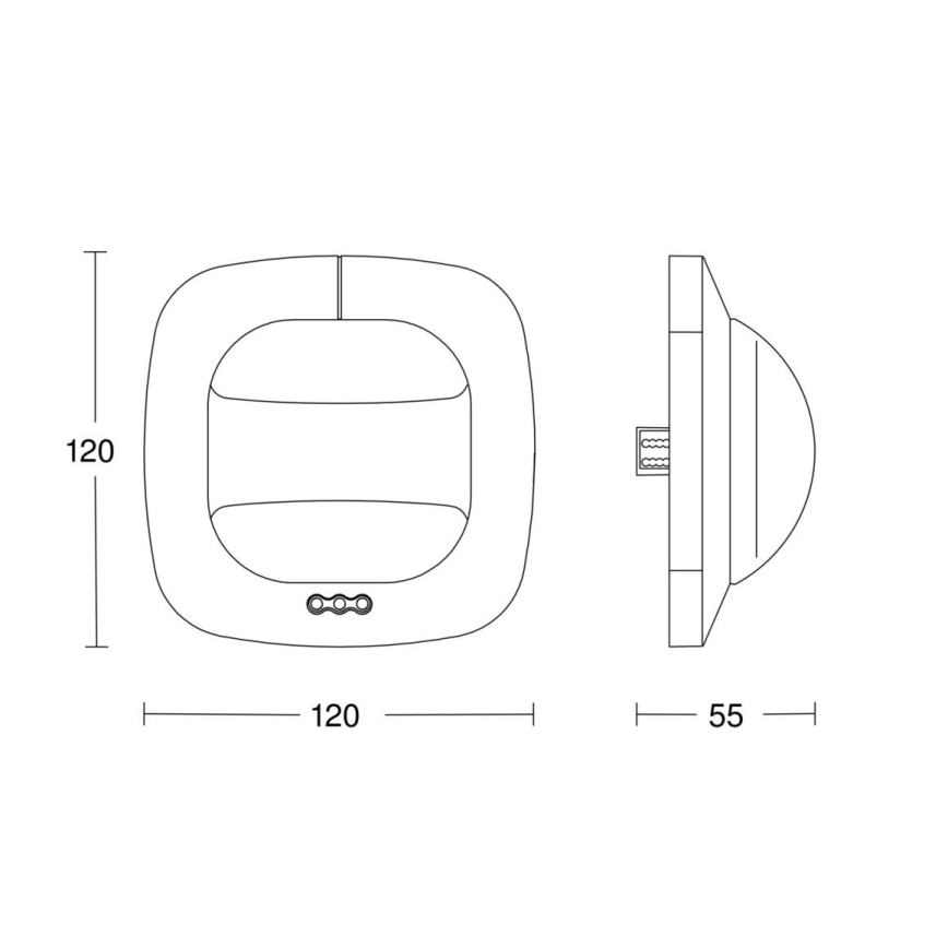 Steinel 057459 - Dual HF DALI-2 Buvimo detektorius baltas