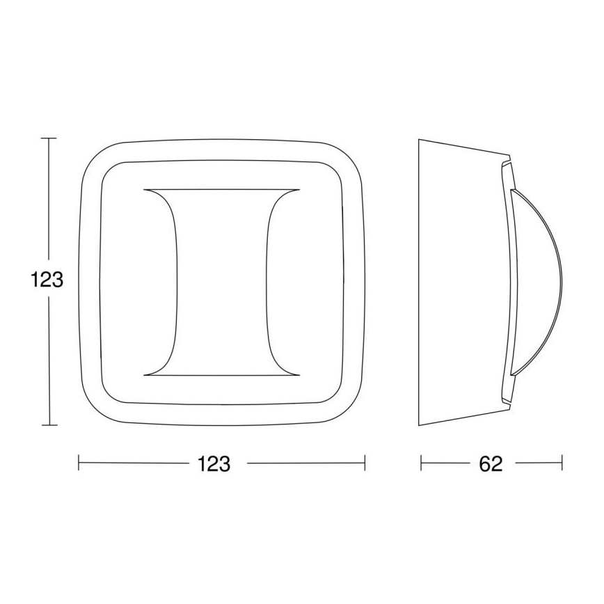 Steinel 057978 - Buvimo detektorius Prieškambario COM1 IP54 baltas