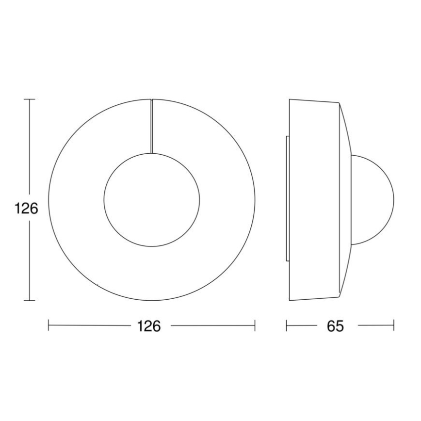 Steinel 058272 – Judesio jutiklis IS 345 V3 KNX IP54 apvalus baltas