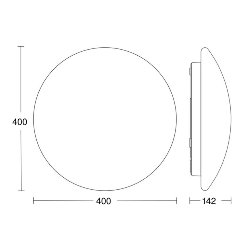 STEINEL 058593 - LED lubinis vonios šviestuvas su jutikliu RS PRO LED/20W/230V 4000K IP54