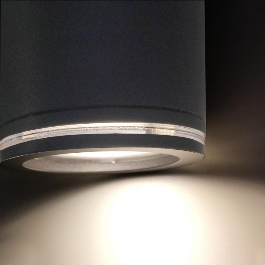 Steinel 058678 - LED Lauko lempa su prieblandos jutikliu SPOT WAY 1xGU10/7,86W/230V IP44 antracitas