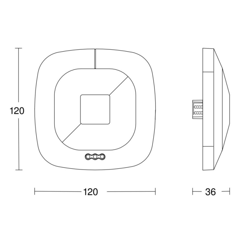 Steinel 059484 – Buvimo detektorius HF 360 V3 KNX baltas