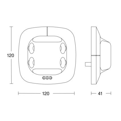 Steinel 059491 - Buvimo detektorius Dual US KNX baltas