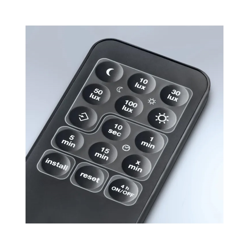 Steinel 059552 - Judesio jutiklis SensIQ IP54 antracitas + nuotolinio valdymo pultas