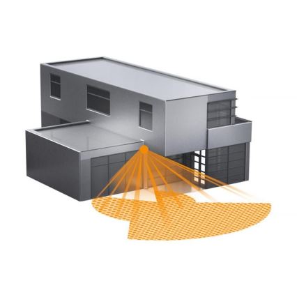 Steinel 059583 - Judesio jutiklis SensIQ S IP54 juoda + nuotolinio valdymo pultas