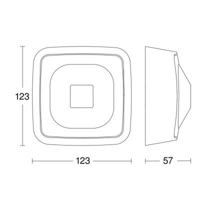 Steinel 064259 – Buvimo detektorius HF 360-2 COM2 IP54 baltas