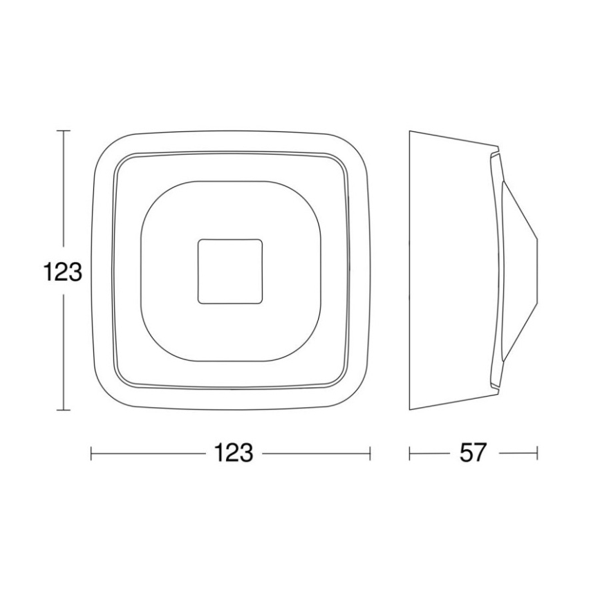 Steinel 064259 – Buvimo detektorius HF 360-2 COM2 IP54 baltas