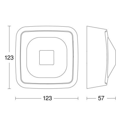 Steinel 064273 – Buvimo detektorius HF 360-2 DALI-2 APC IP54 baltas