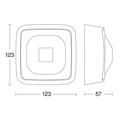 Steinel 064297 – Buvimo detektorius HF 360-2 DALI-2 baltas