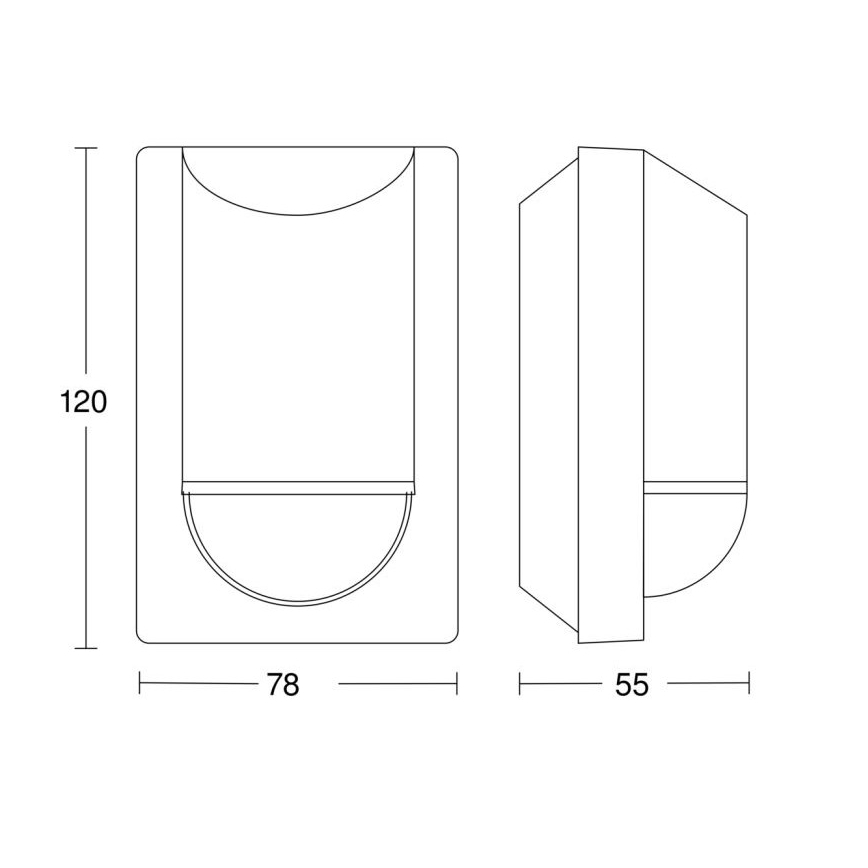 Steinel 064907 – Lauko judesio jutiklis IS 2180 ECO 230V IP54 antracitas