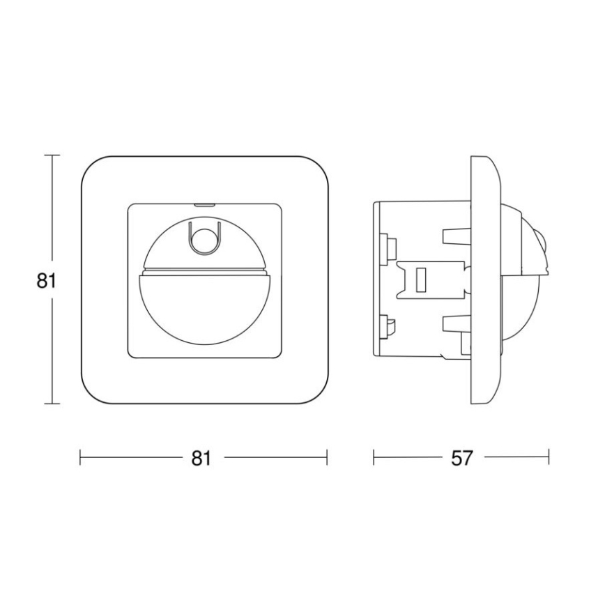 Steinel 065003 - IR judesio jutiklis 2180 UP ECO 230V baltas