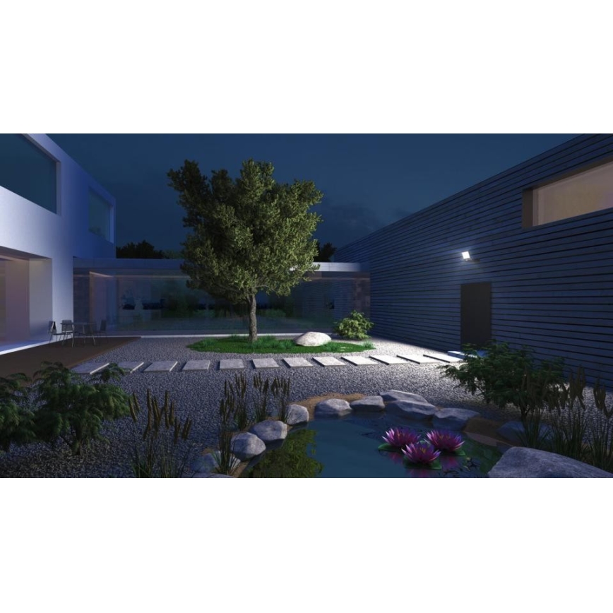 Steinel 065270 - LED Prožektorius su jutikliu LED/42,6W/230V 3000K IP44 baltas