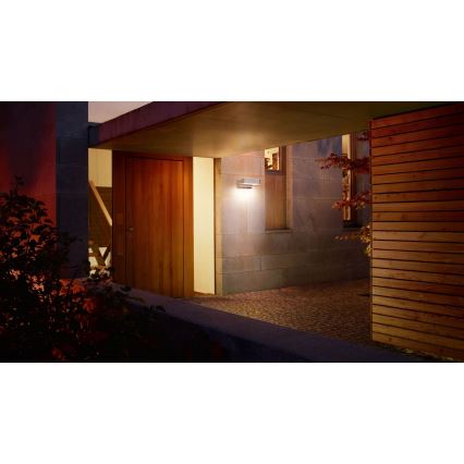 STEINEL 065690 - LED Lauko sieninis šviestuvas su jutikliu L800 LED/7,5W/230V IP44