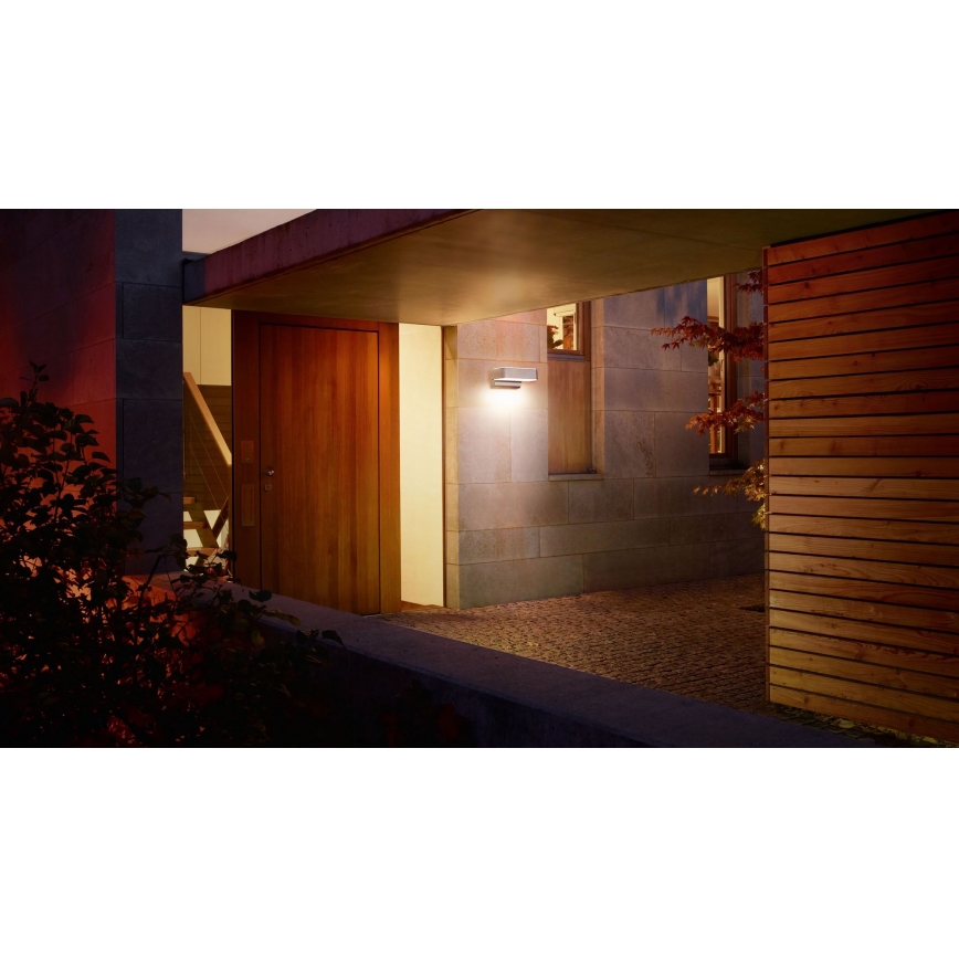 STEINEL 065690 - LED Lauko sieninis šviestuvas su jutikliu L800 LED/7,5W/230V IP44