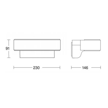 STEINEL 065706 - LED Lauko sieninis šviestuvas su jutikliu LED/12,5W/230V IP44