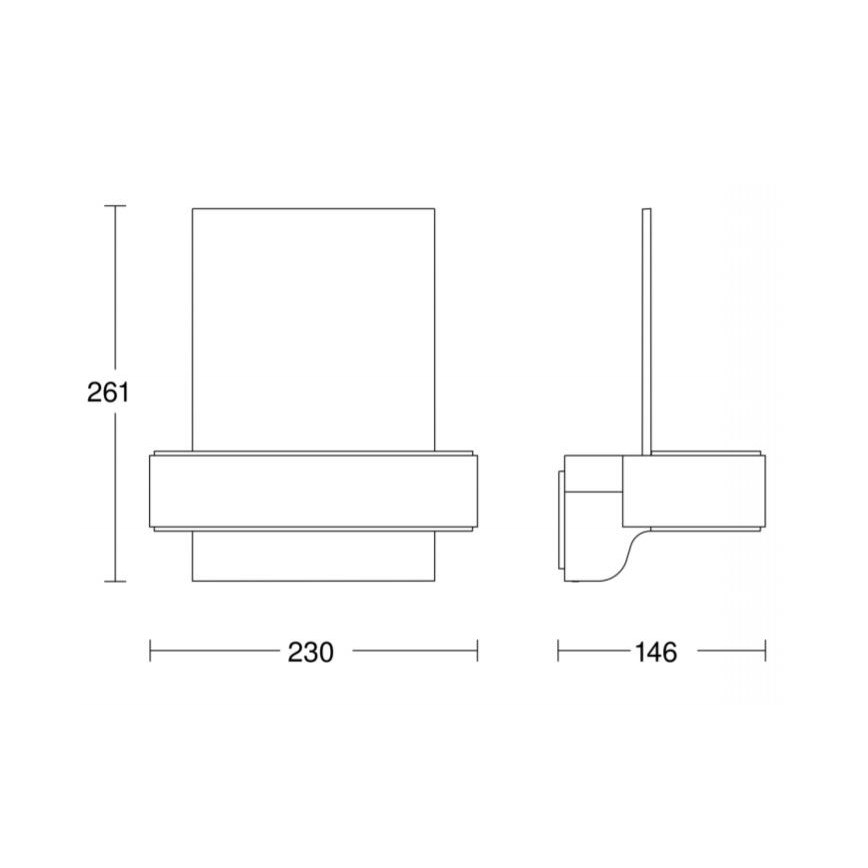 STEINEL 065713 - LED Namo numeris su jutikliu L820 LED/12,5W/230V IP44