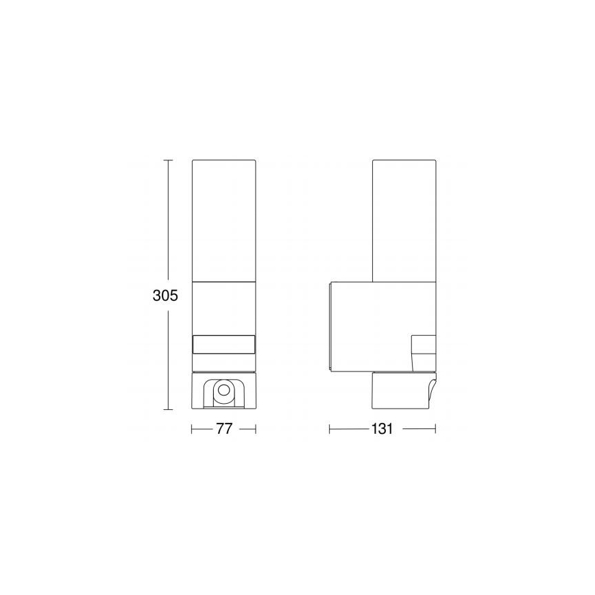 Steinel 065829 - LED lauko šviestuvas su jutikliu L 620 LED /13,5W/230V IP44