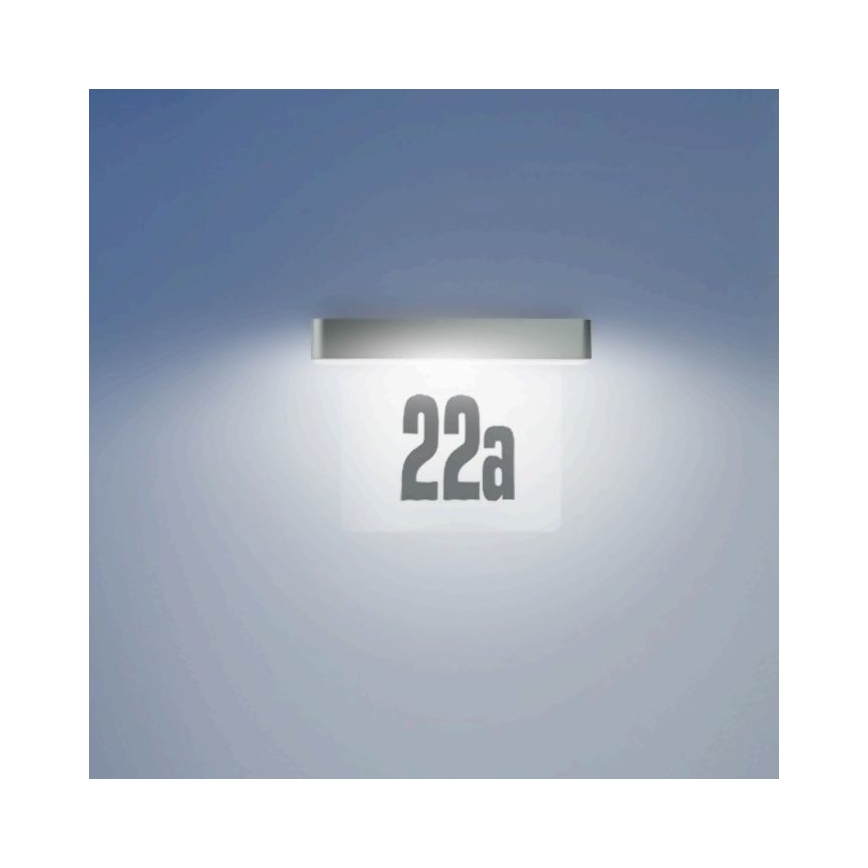 Steinel 065935 - LED Saulės energijos namo numeris XSolar SOL-O HN LED/0,07W 2000 mAh IP44 antracitas
