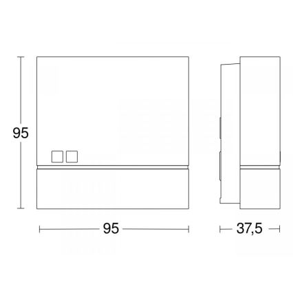 Steinel 066116 - Prietemos jutiklis NIGHTMATIQ Plus IP54 antracitas