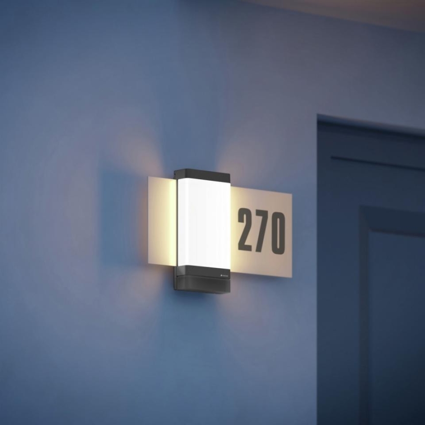 Steinel 067205 - LED namo numeris su jutikliu L270SC LED/7,8W/230V IP44