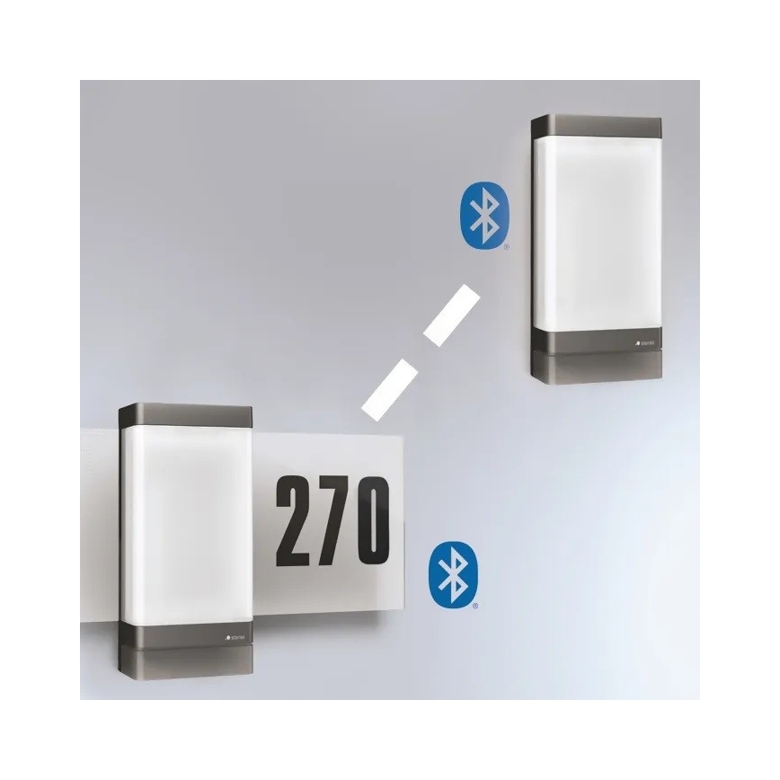 Steinel 067205 - LED namo numeris su jutikliu L270SC LED/7,8W/230V IP44