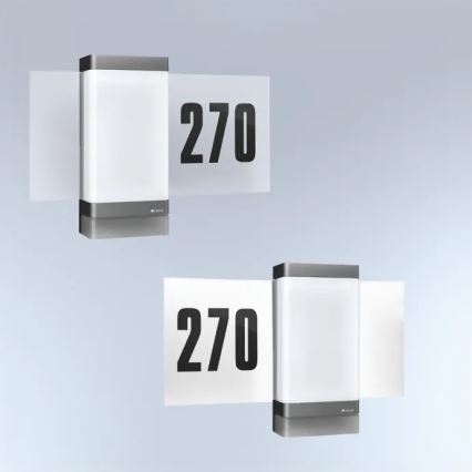 Steinel 067205 - LED namo numeris su jutikliu L270SC LED/7,8W/230V IP44