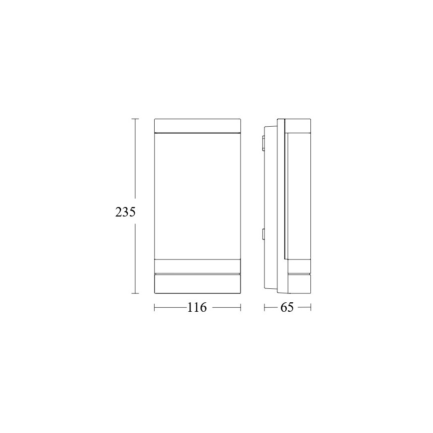 Steinel 067212 - LED Lauko šviestuvas su jutikliu L 271 SC LED/6,6W/230V IP44
