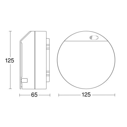 Steinel 067298 - Judesio jutiklis HPD3 IP baltas