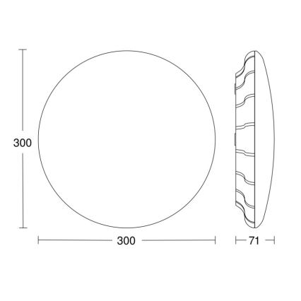 Steinel 067540 - LED Pritemdomas lubinis šviestuvas su jutikliu RS PRO S20 SC 15,7W/230V 4000K