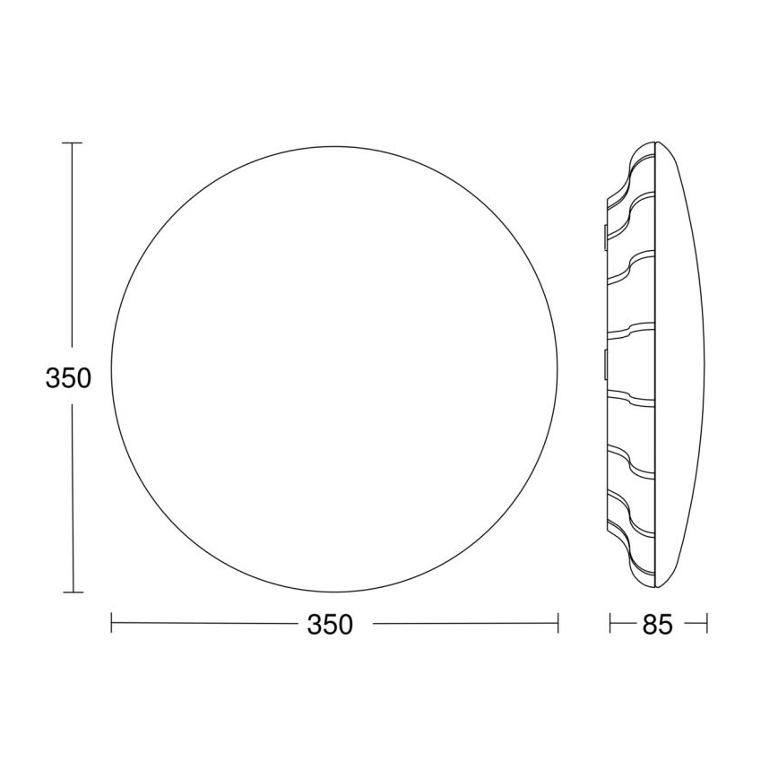 Steinel 068042 - LED Lubinis šviestuvas su jutikliu RS PRO S30 SC 25,8W/230V 4000K