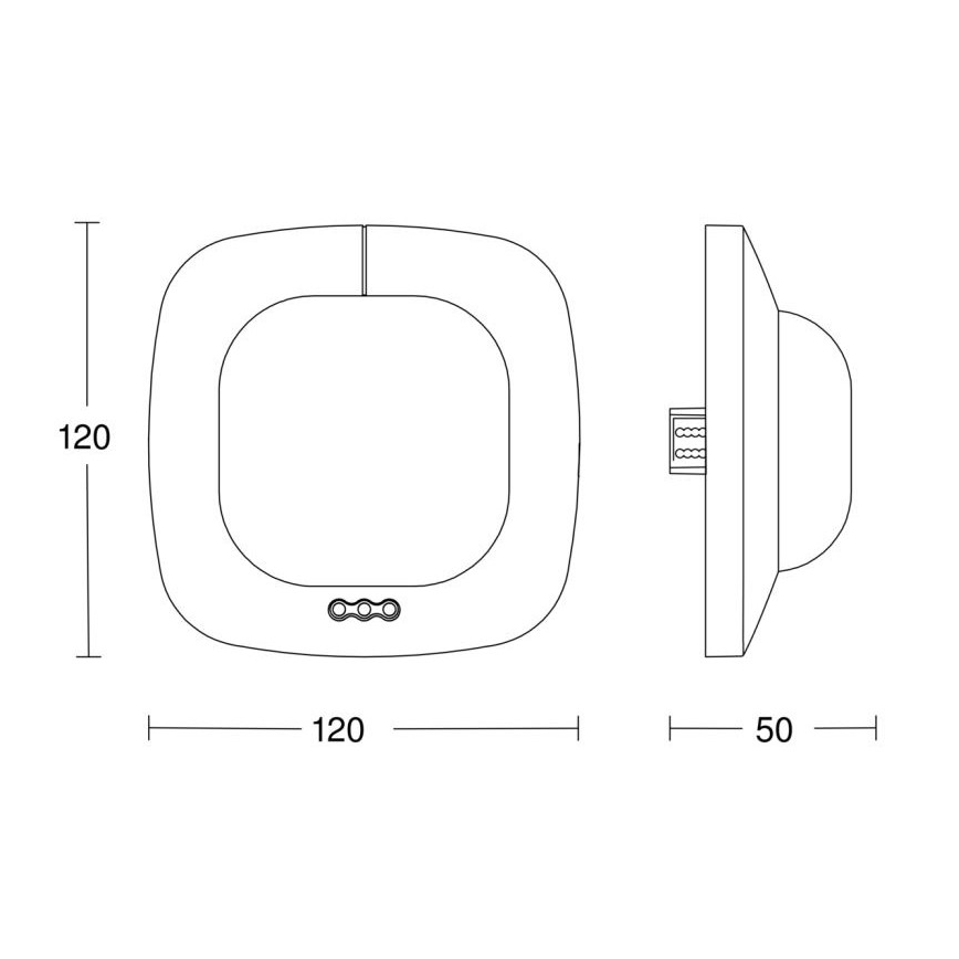 Steinel 068622 – Buvimo detektorius IR Quattro HD 24m KNX juodas