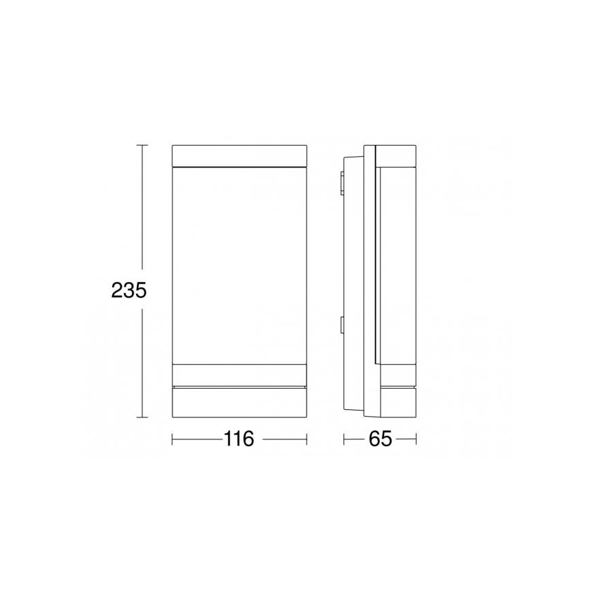 Steinel 068714 - LED lauko šviestuvas L 271 C LED/6,6W/230V 3000K IP44