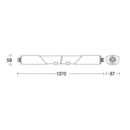 Steinel 079178 - LED Didelio našumo šviestuvas su jutikliu RS PRO CONNECT 5100 SL LED/30W/230V IP66